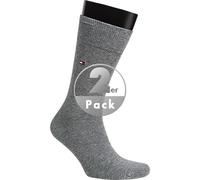 4, 8, 12 Paar Tommy Hilfiger Business Socken Strümpfe Grau, 47-49, 8 Paar (4x 2er Pack), 371111-758 middle grey mel.