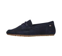 Tommy Hilfiger - Soft Suede Driver Loafer - - Shoes - Damen - Blau - 37 EU