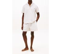 Tommy Hilfiger Regular Fit Pyjama aus reiner Baumwolle in Beige, Größe S