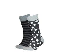 Tommy Hilfiger Stars&classic Stripes Kinder Socken 2 Paare EU 39-42 Black (Herstellerartikelnummer: 100000816-200-39/42)