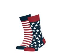 Tommy Hilfiger Stars&classic Stripes Kinder Socken 2 Paare EU 31-34 Tommy Original (Herstellerartikelnummer: 100000816-085-31/34)
