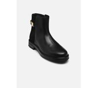 Tommy Hilfiger - Stiefeletten & Boots TH LOGO LEATHER MIX CHELSEA - schwarz - Größe 36
