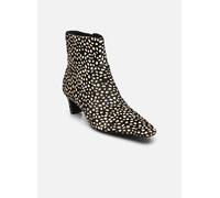 Stiefelette TOMMY HILFIGER "TH SNOW LEOPARD BOOT", Damen, Gr. 41, braun, beige, Leder, Rindshaar, animal-print, Schuhe (36368169-41) braun, beige