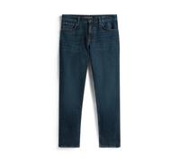 Straight-Jeans TOMMY HILFIGER "DENTON Slim Straight Fit", Herren, Gr. 36, Länge 32, schwarzer blau, Denim/Jeans, Obermaterial: 99% Baumwolle, 1% Elasthan, Jeans Straight-Jeans (29774525-36) schwarzer