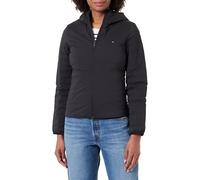 Tommy Hilfiger Stretch Nylon LW Down Rev Jacket Ww0ww47754 Daunenjacke, Schwarz (Schwarz), L Damen, Schwarz (Schwarz), 42