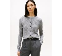 Tommy Hilfiger Strickjacke Damen hellgrau, M