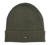 Tommy Hilfiger Strickmütze Mütze Cotton Cashmere Beanie Grün Army Green One Size