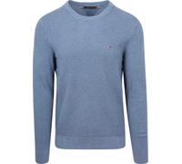 Tommy Hilfiger Structure Pullover Blau - Größe XL Blau XL