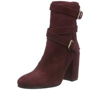 Tommy Hilfiger Suri 1B, Damen Halbschaft Schlupfstiefel, Rot (Zinfandel 933), 37 EU