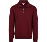 Tommy Hilfiger Sweat Half Zip Pullover Burgundy - Größe S Rot S