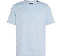 Tommy Hilfiger Herren T-Shirt Kurzarm Seasonal Solid Tee mit Rundhalsausschnitt, Blau (Breezy Blue), XXL