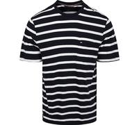 Tommy Hilfiger T-Shirt Streifen Dunkelblau - Größe L Dunkelblau L
