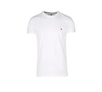 Tommy Hilfiger Herren Core Stretch Slim C-neck Tee Mw0mw27539 Kurzarm T-Shirts, Weiß (White), L EU