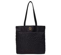 Tommy Hilfiger Tasche - Damen - Schwarz - Henkeltasche - Shopper - Schultertasche - WATTIERTE OPTIK - 40x30x17cm - TH Logo Metall - Damenhandtasche6502