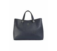 Tommy Hilfiger Emblem Shopper Tasche 38 cm space blue (AW0AW15177-DW6) blau