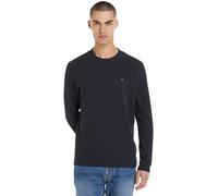 Tommy Hilfiger TEXTURED LS TEE Langarm T-Shirts Herren, Blau (Desert Sky), S
