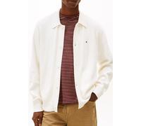 Tommy Hilfiger Textured Polo Cardigan Ivory Petal Größe: L | Cardigans Outlet | Herren | Weiß