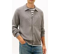 Tommy Hilfiger Textured Polo Cardigan Medium Grey Heather Größe: XL | Cardigans Outlet | Herren | Grau