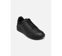 Sneaker TOMMY HILFIGER "BASKET CORE LITE LTH BLOCK", Herren, Gr. 46, schwarz, Leder, Lederimitat, Textil, Schuhe Sneaker, Freizeitschuh, Halbschuh, Schnürschuh mit seitlicher Logoverzierung (75187002-