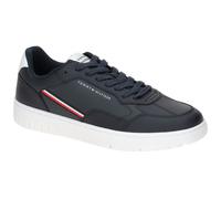 Tommy Hilfiger Herren Cupsole Sneaker Basket Core Stripes Low Top, Blau (Desert Sky), 44