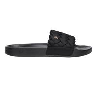 Tommy Hilfiger TH BRAIDED POOL SLIDE Damen-Pantoletten, schwarz, größe 36