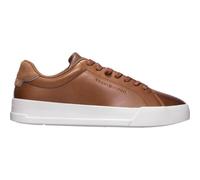 Sneaker TOMMY HILFIGER "TH COURT CORE COGNAC", Herren, Gr. 40, cognac, Leder, Schuhe, Freizeitschuh, Halbschuh, Schnürschuh im coolen Used Look (35243366-40) cognac