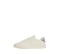 Tommy Hilfiger TH Court LTH Detail ESS Herren-Sneaker, Grau (New Sprint/Grey Whisper), 38 EU