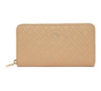 TOMMY HILFIGER TH Distinct Zip Around Wallet L Safari Canvas