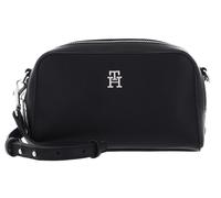 Umhängetasche TOMMY HILFIGER "TH EMBLEM CROSSOVER" Gr. B/H/T: 21 cm x 13 cm x 7 cm, schwarz Damen Taschen Handtaschen (63635952-0)