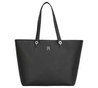 Tommy Hilfiger Damen Tote Bag Tasche Emblem Groß, Schwarz (Black), Einheitsgröße