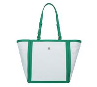 Tommy Hilfiger TH Essential Shopper Tasche 26 cm ecru-olympic green