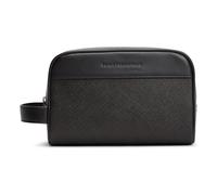 Tommy Hilfiger Kulturbeutel in Leder-Optik in BLACK, Größe 1