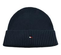 Tommy Hilfiger Herren Strickmütze Flag Cotton Beanie mit Kaschmir