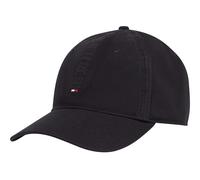 Tommy Hilfiger Herren Cap Flag Soft 6 Panel aus Baumwolle, Schwarz (Black), Einheitsgröße