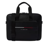 Tommy Hilfiger Herren Laptoptasche Foundation mit Außentasche, Schwarz (Black), Einheitsgröße
