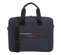 TOMMY HILFIGER Herren TH Foundation Computer Bag AM0AM13198 Computertasche, Blue (Space Blue)