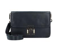 Tommy Hilfiger TH Logo Leather Umhängetasche Leder 20 cm black