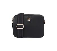 Tommy Hilfiger Damen Umhängetasche Logotape Camera Bag Breiter Tragegurt, Schwarz (Black), Einheitsgröße