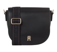 Tommy Hilfiger Damen Crossbody Bag Tasche Logotape Breiter Tragegurt, Schwarz (Black), Einheitsgröße
