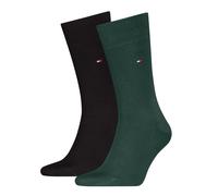 Tommy Hilfiger "TH MEN SOCK CLASSIC 2P" 2 Paar, Mit eingestricktem Flag-Logo (87706650-43) deep grün