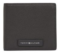 TOMMY HILFIGER TH Monogram Extra CC and Coin Bifold Wallet Black