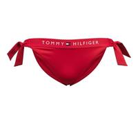 TOMMY HILFIGER Bikini-Hose mit seitlichen Schnürungen Modell 'ORIGINAL' in Rot, Größe XS