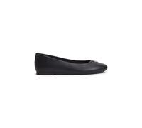Tommy Hilfiger Th Plate Leather Ballerinas Black Größe: 40 | Ballerinas Outlet | Damen | Schwarz