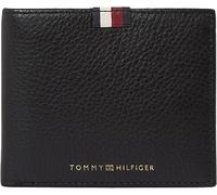 Tommy Hilfiger TH PREM LEA CC FLAP AND COIN, Herren Geldbörsen, Black,