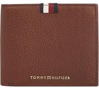 Tommy Hilfiger TH PREM LEA CC FLAP AND COIN, Herren Geldbörsen, Dark Chestnut,
