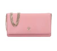 Umhängetasche TOMMY HILFIGER "TH REFINED CHAIN CROSSOVER" Gr. B/H/T: 24 cm x 15 cm x 6,5 cm, rosa (teaberry blossom) Damen Taschen Handtaschen (49791461-0)