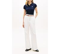 Tommy Hilfiger Th Script Slim Ss Polo Dark Night Navy Größe: S | Poloshirts Outlet | Damen | Schwarz