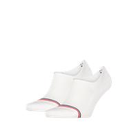 Tommy Hilfiger Tommy Uni TJ Iconic Footie Socks 2P Weiß Baumwolle Gr 39/42