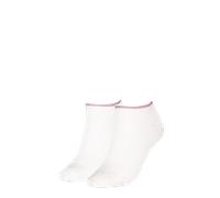 Tommy Hilfiger Legwear Tommy Hilfiger 2P Women Shine Sneaker Socks Weiß Gr 35/38 Damen
