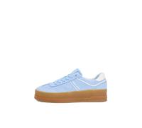 Tommy Hilfiger The Greenwich Flatform Suede Damen-Sneaker, Blau (Sugarplum Blue), 40.5 EU